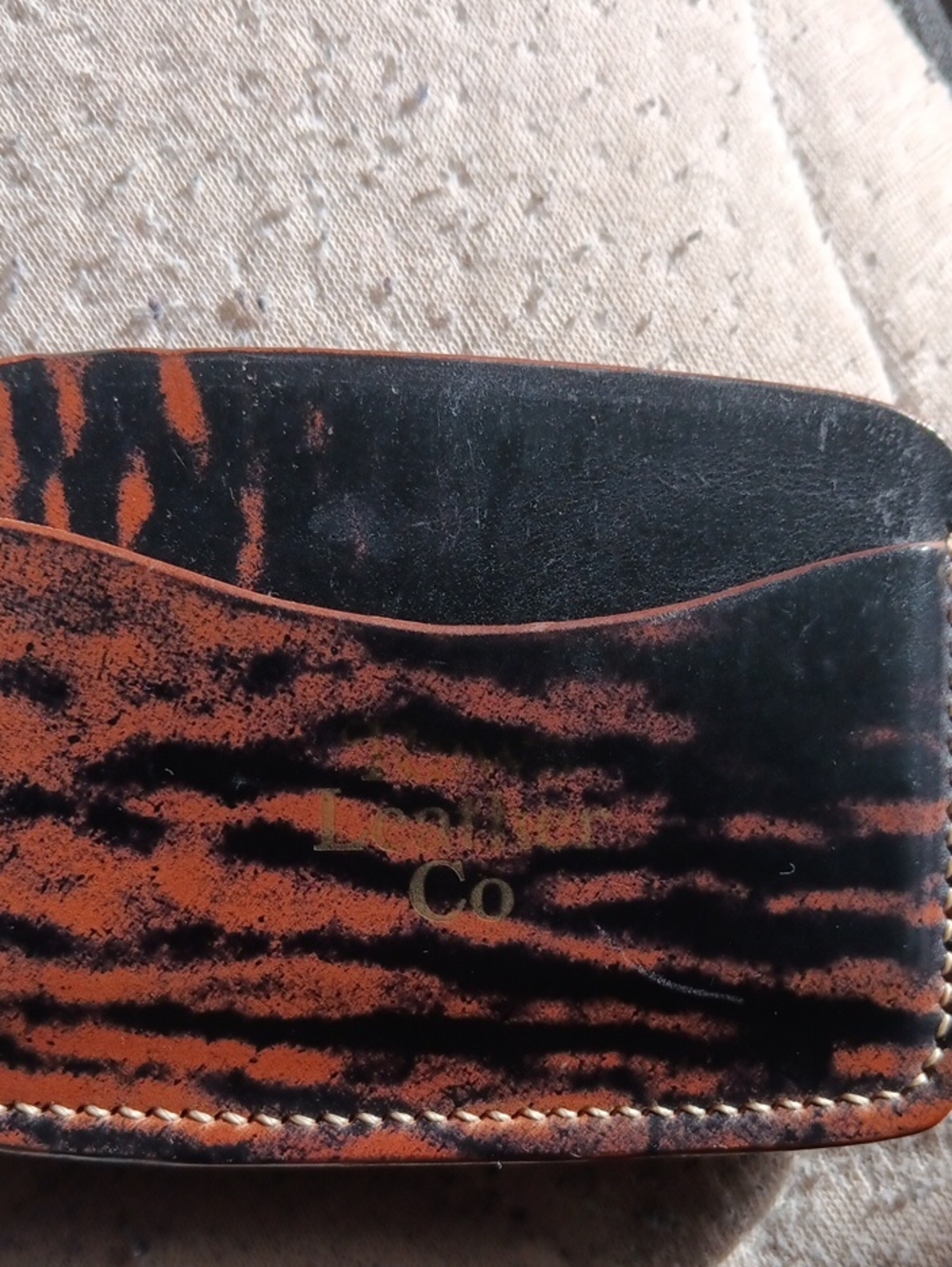 Rocado Shell Cordovan Mens Cardholder